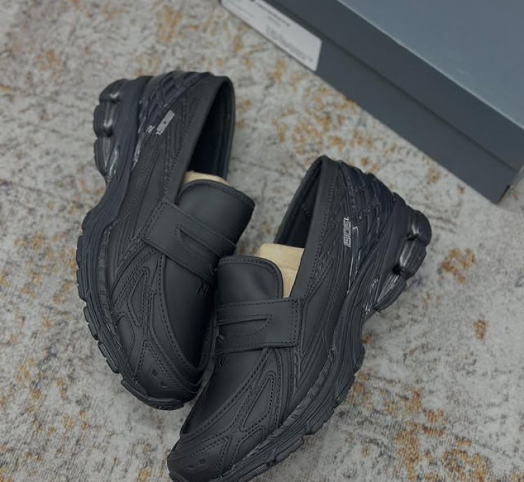 New Balance 1906 Loafers All Black Leather