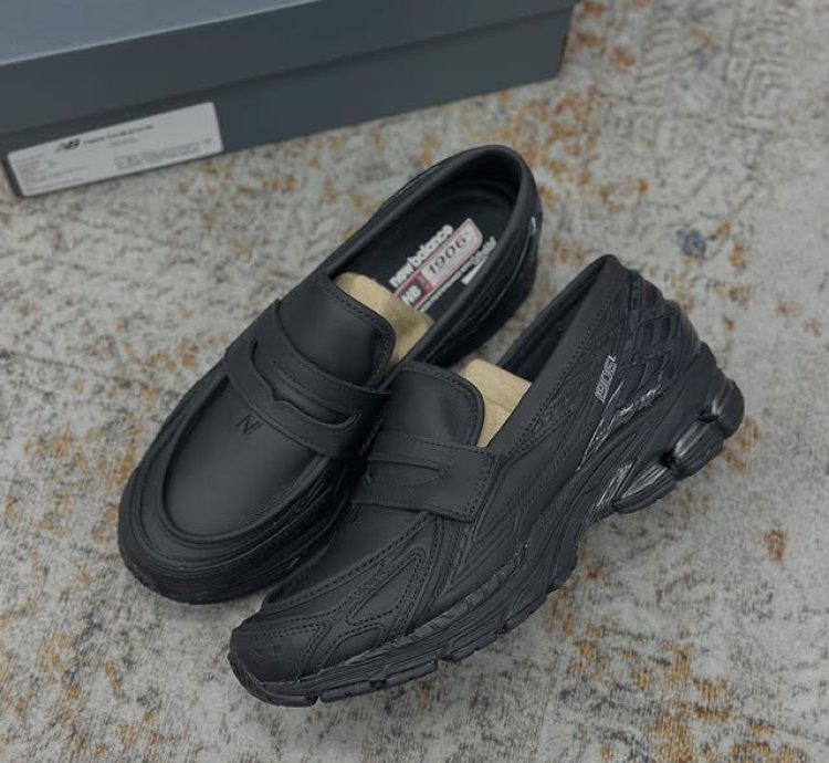New Balance 1906 Loafers All Black Leather