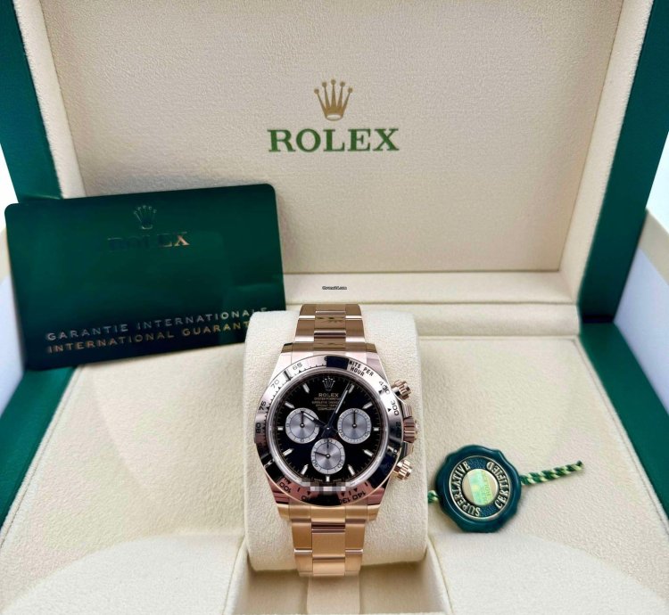 Rolex Daytona 126505 Rose Gold Black Dial Unworn 2024