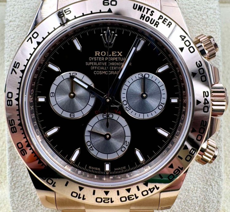 Rolex Daytona 126505 Rose Gold Black Dial Unworn 2024