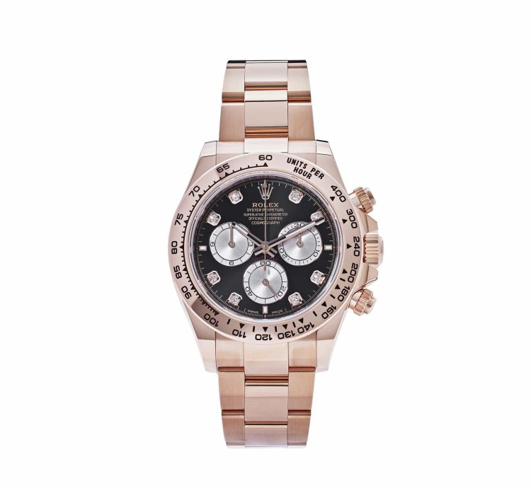 Rolex Daytona 126505 Rose Gold Black Diamond Dial 2024