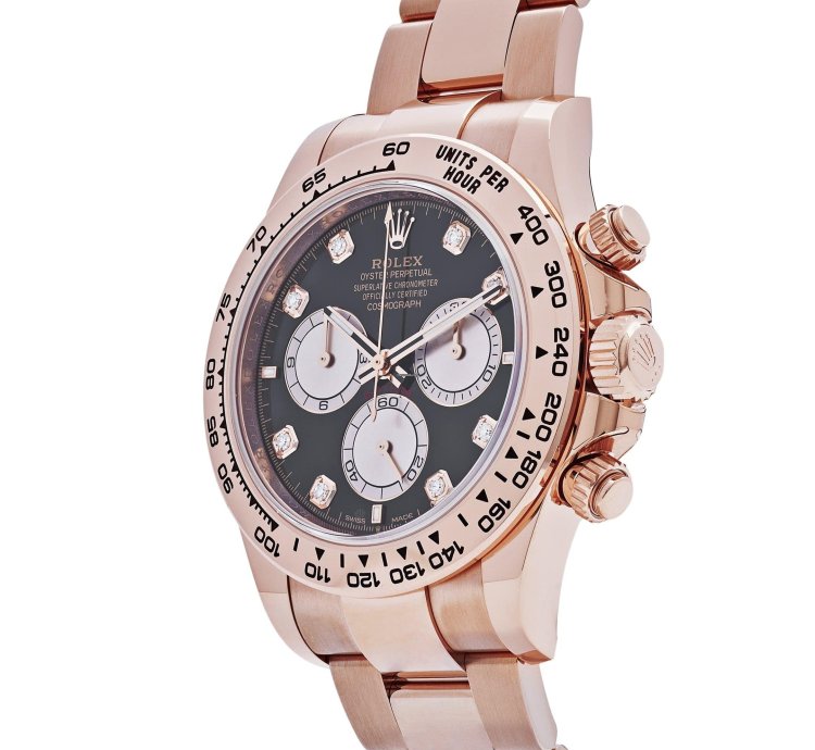 Rolex Daytona 126505 Rose Gold Black Diamond Dial 2024