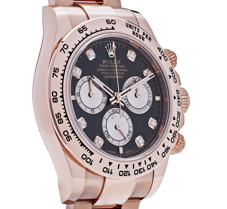 Rolex Daytona 126505 Rose Gold Black Diamond Dial 2024