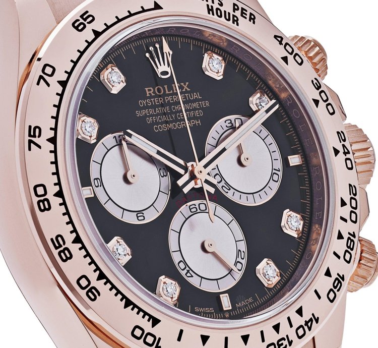 Rolex Daytona 126505 Rose Gold Black Diamond Dial 2024