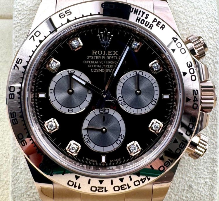Rolex Daytona 126505 Rose Gold Black Diamond Dial Unworn 2024