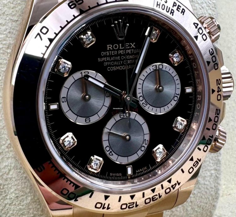 Rolex Daytona 126505 Rose Gold Black Diamond Dial Unworn 2024