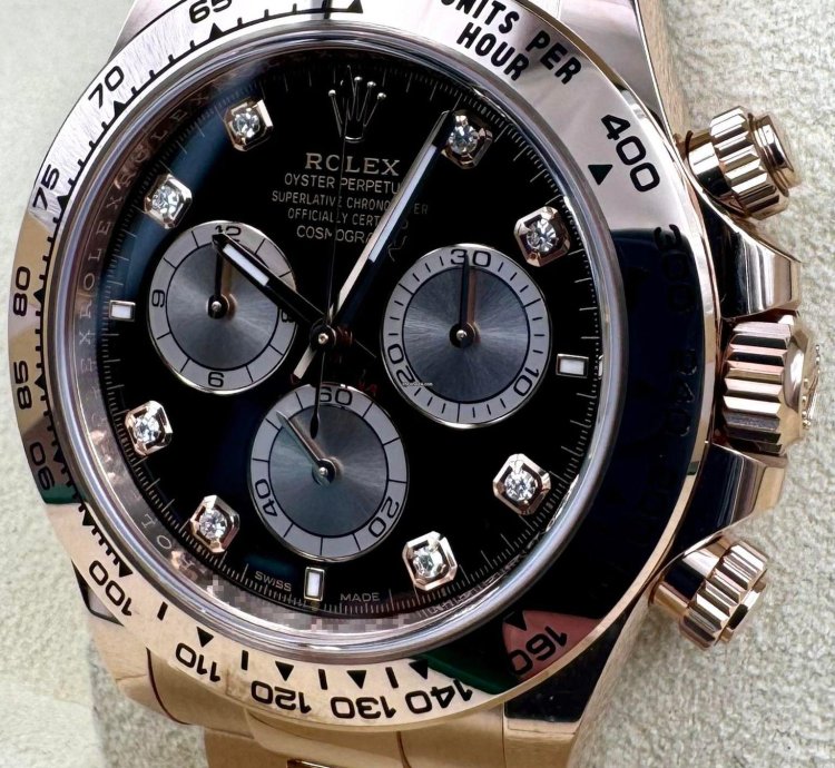 Rolex Daytona 126505 Rose Gold Black Diamond Dial Unworn 2024