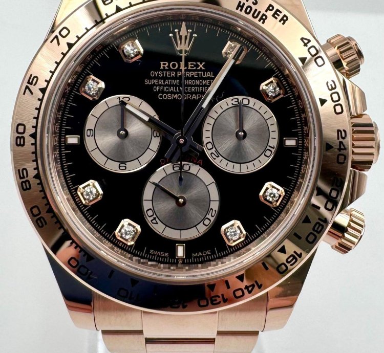 Rolex Daytona 126505 Rose Gold Black Diamond Dial Unworn 2024