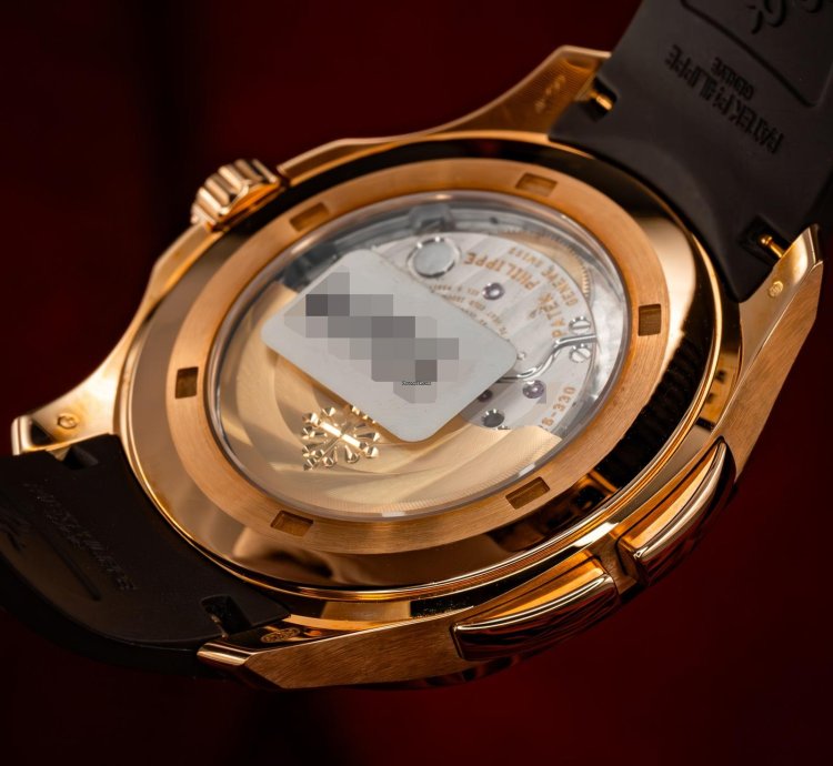 Patek Philippe Aquanaut Rose Gold Brown Dial 5164r Complete Set