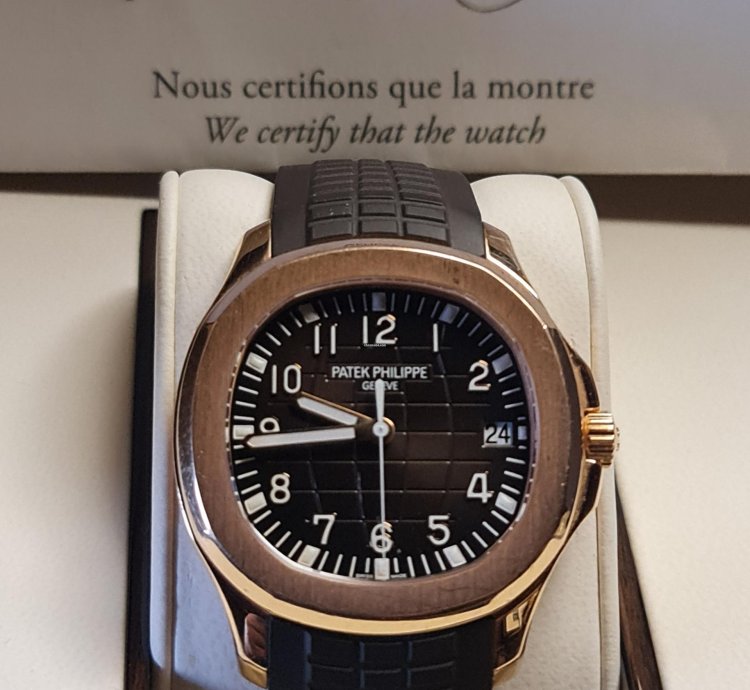 Patek Philippe Aquanaut Rose Gold Full Set In