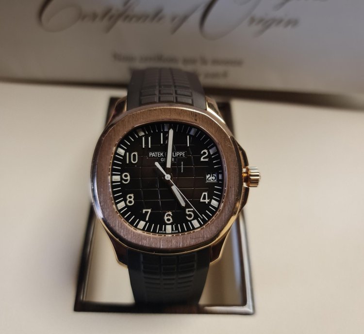 Patek Philippe Aquanaut Rose Gold Full Set In