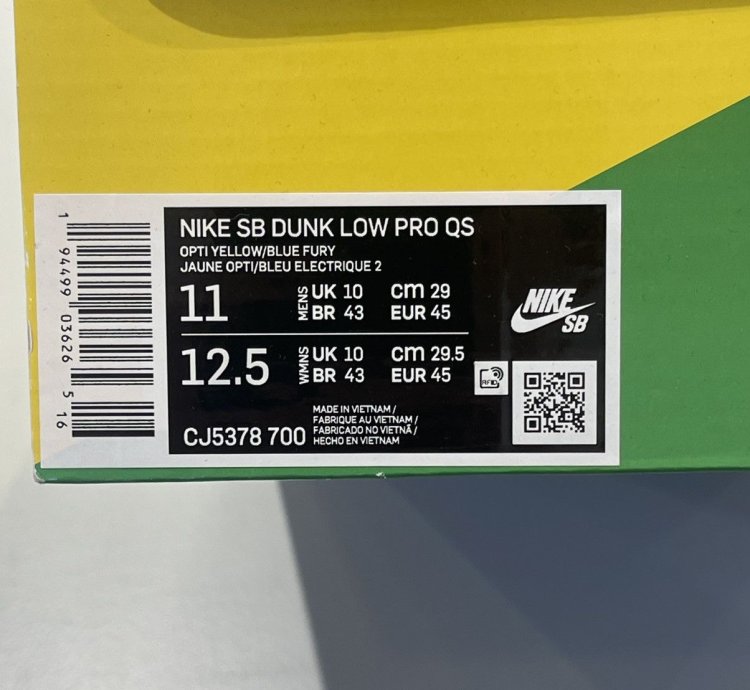 Nike Sb Dunk Low Grateful Dead Bears Opti Yellow