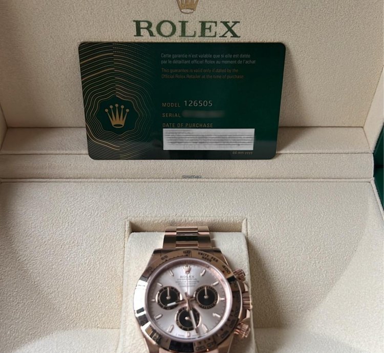 Rolex Daytona 126505 Sundust Dial New 2024