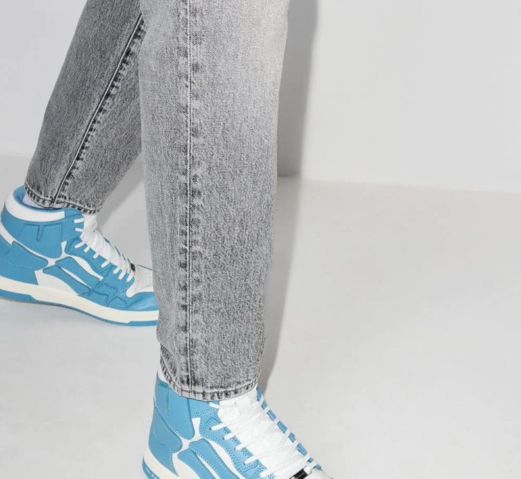 Light Blue Skel Top Trainers