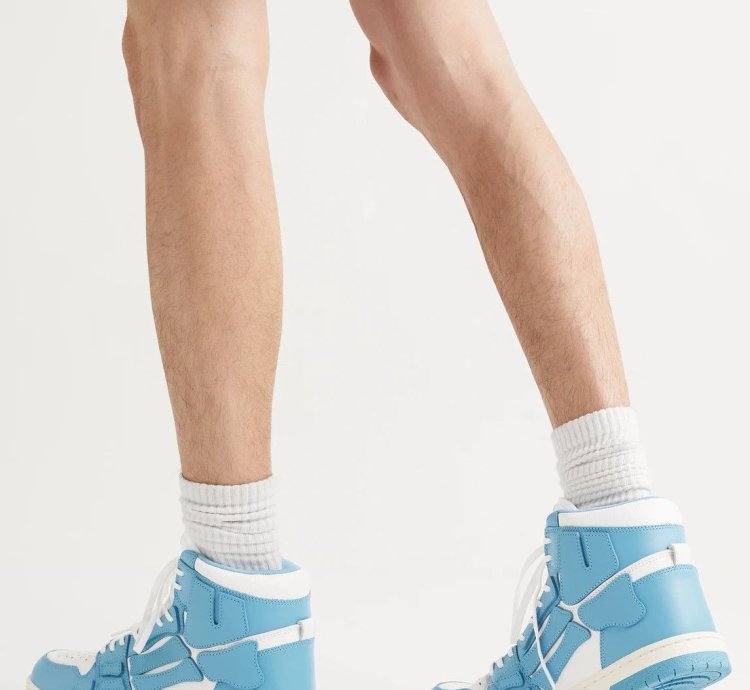 Light Blue Skel Top Trainers