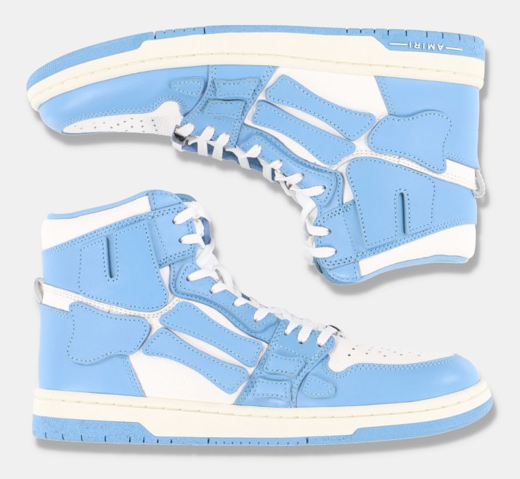 Light Blue Skel Top Trainers