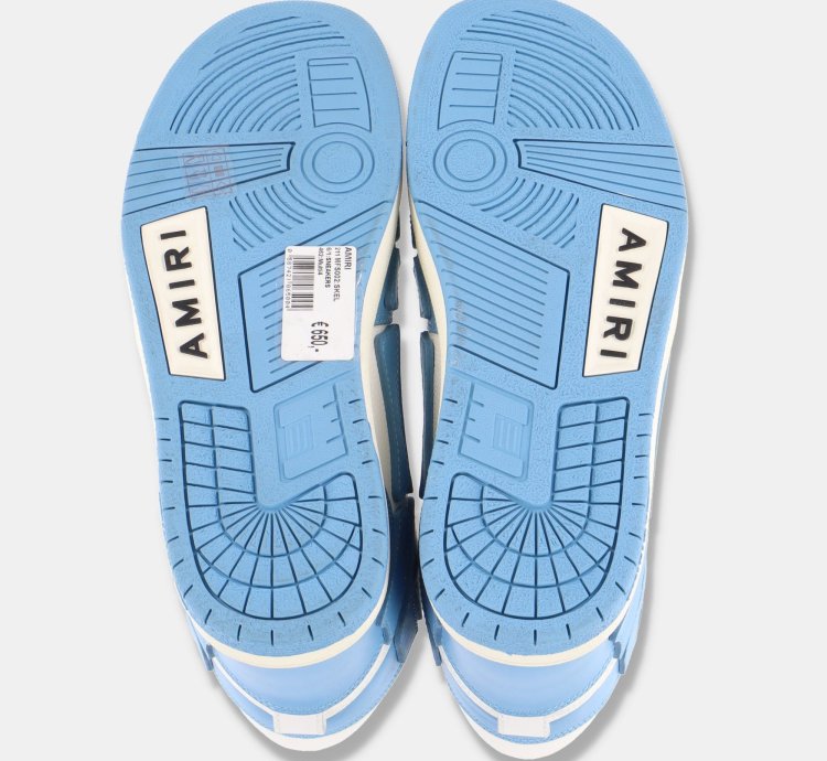 Light Blue Skel Top Trainers