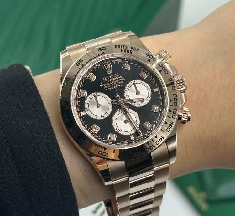 Rolex Daytona 126505g Black Diamonds