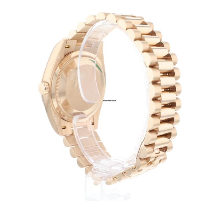 Rolex Day-date 36 36mm Everose Gold White Roman Dial New