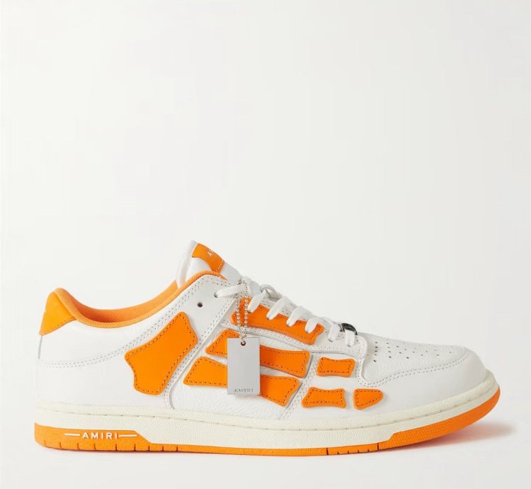 Mike Amiri Skeleton Appliqu Low Tops