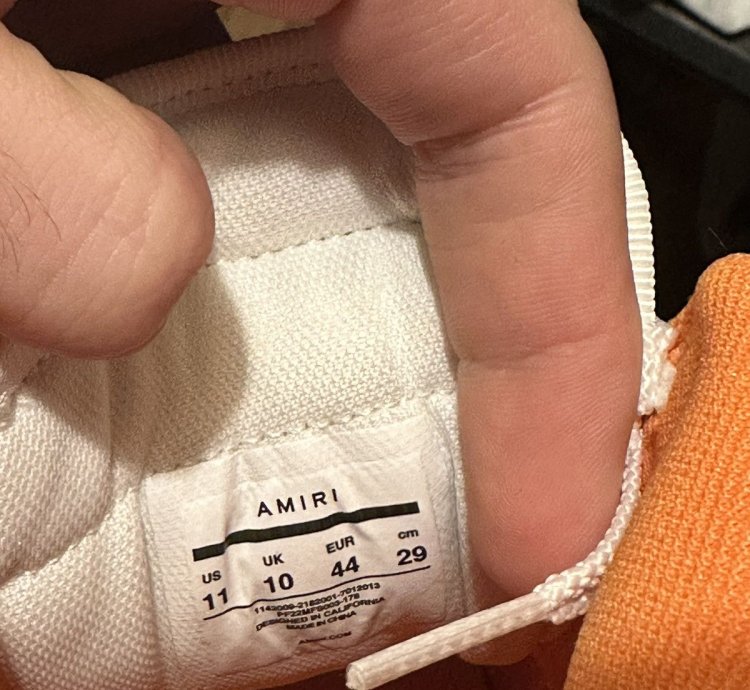 Mike Amiri Skeleton Appliqu Low Tops