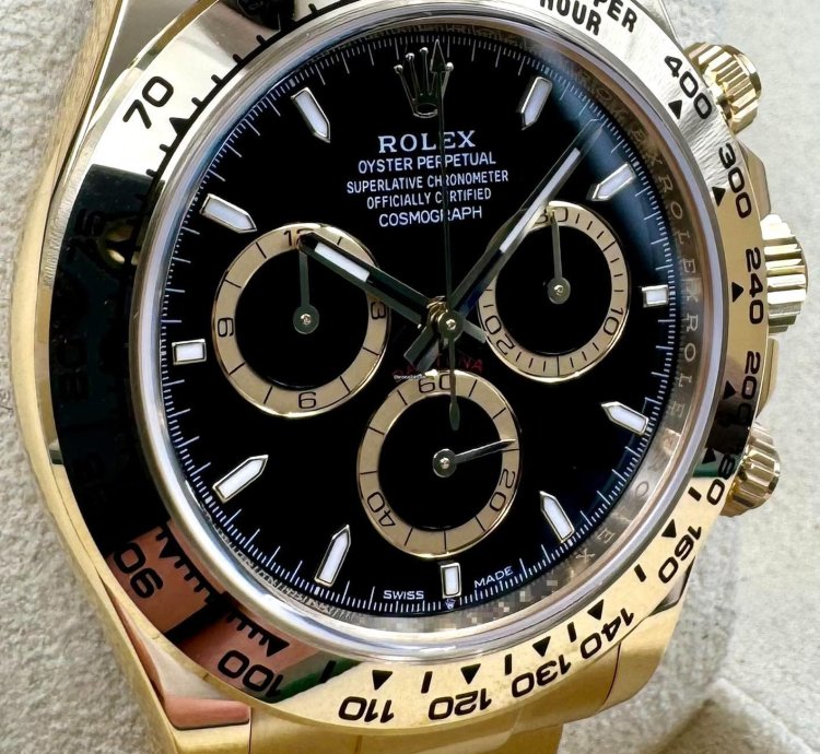 Rolex Daytona 126508 Yellow Gold Black Dial Unworn 2024