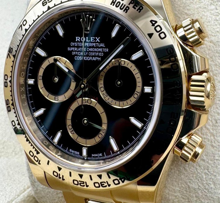 Rolex Daytona 126508 Yellow Gold Black Dial Unworn 2024
