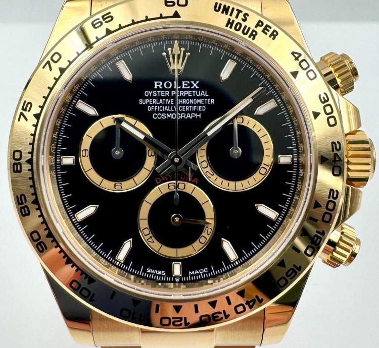 Rolex Daytona 126508 Yellow Gold Black Dial Unworn 2024