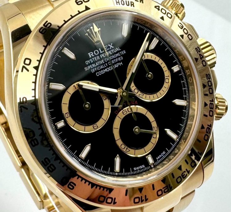 Rolex Daytona 126508 Yellow Gold Black Dial Unworn 2024