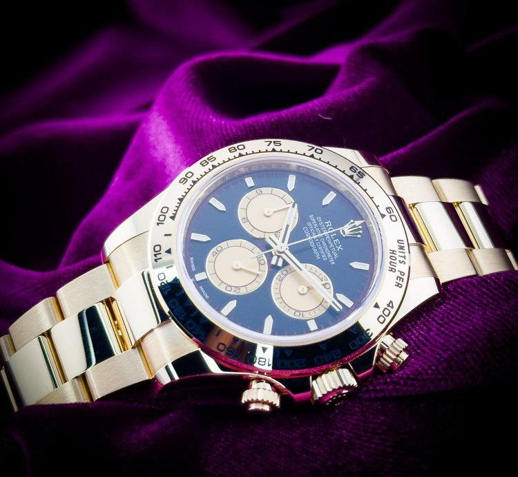 Rolex Daytona 126508 Yellow Gold Black Paul Newman 40mm Watch Rare