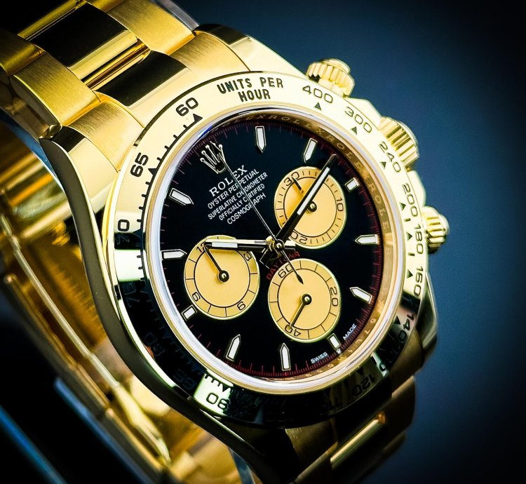 Rolex Daytona 126508 Yellow Gold Black Paul Newman 40mm Watch Rare