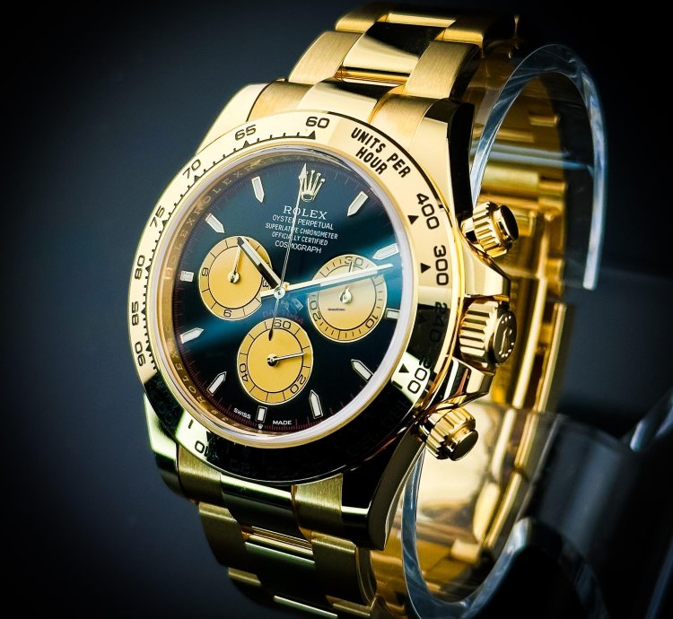 Rolex Daytona 126508 Yellow Gold Black Paul Newman 40mm Watch Rare
