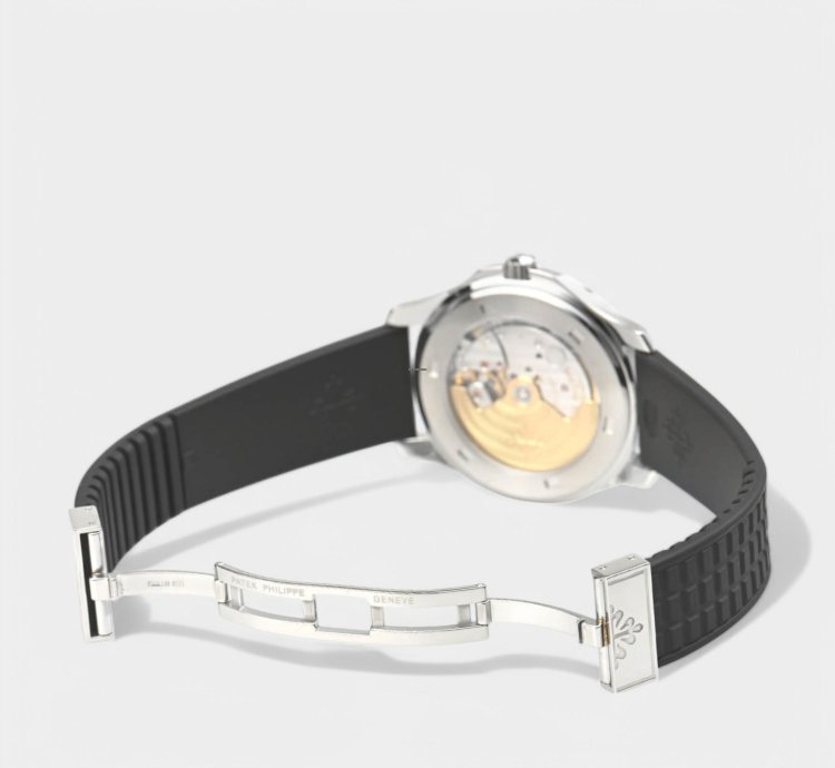 Patek Philippe Aquanaut Steel Black Automatic Date 39 3x37mm Vintage 5065a-001