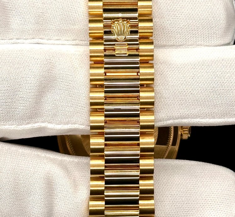 Rolex Day-date 36 36mm New Release 2024 Green Ombre Dial 128238 Box Papers