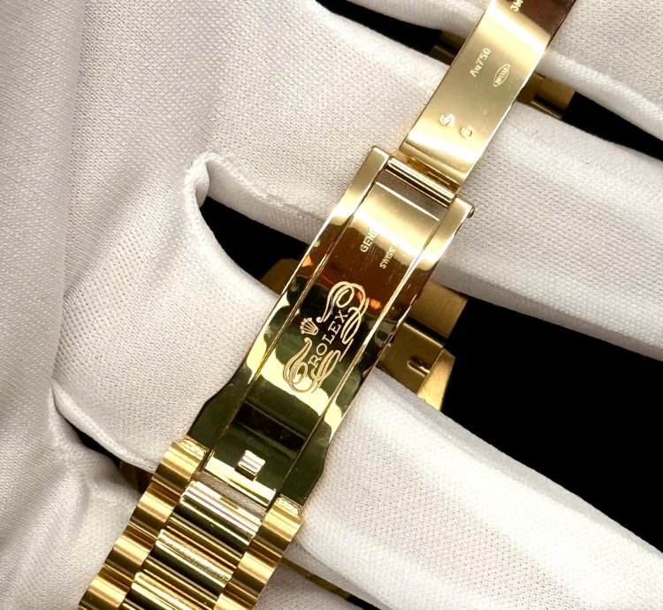 Rolex Day-date 36 36mm New Release 2024 Green Ombre Dial 128238 Box Papers