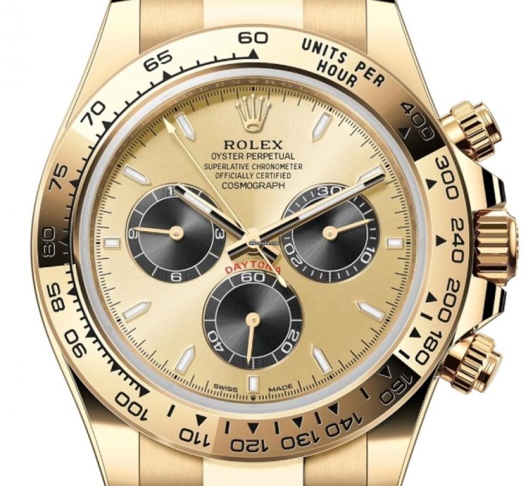 Rolex Daytona 126508 Yellow Gold Champagne Yml Dial Unworn 2024
