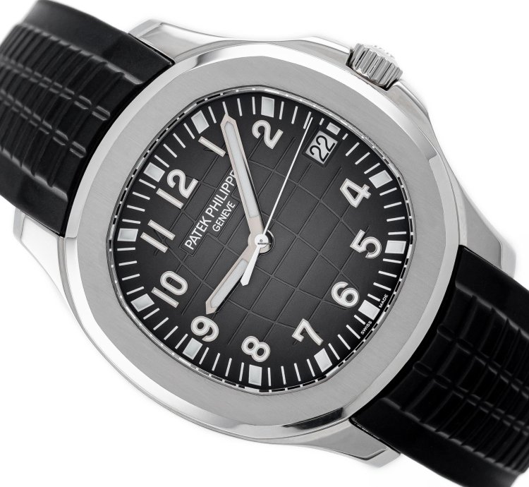 Patek Philippe Aquanaut Steel Black Grey Dial Rubber Strap Ref 5167a-001 Full Set