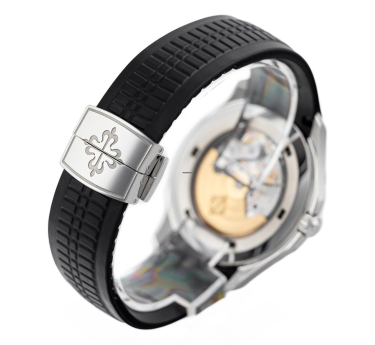 Patek Philippe Aquanaut Steel Black Grey Dial Rubber Strap Ref 5167a-001 Full Set