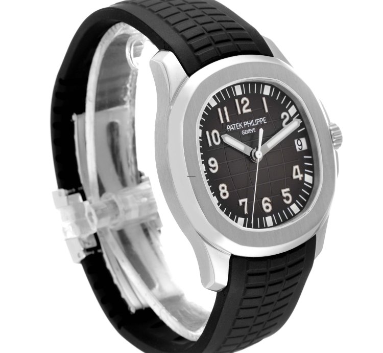 Patek Philippe Aquanaut Steel Rubber Strap Mens Watch 5165a