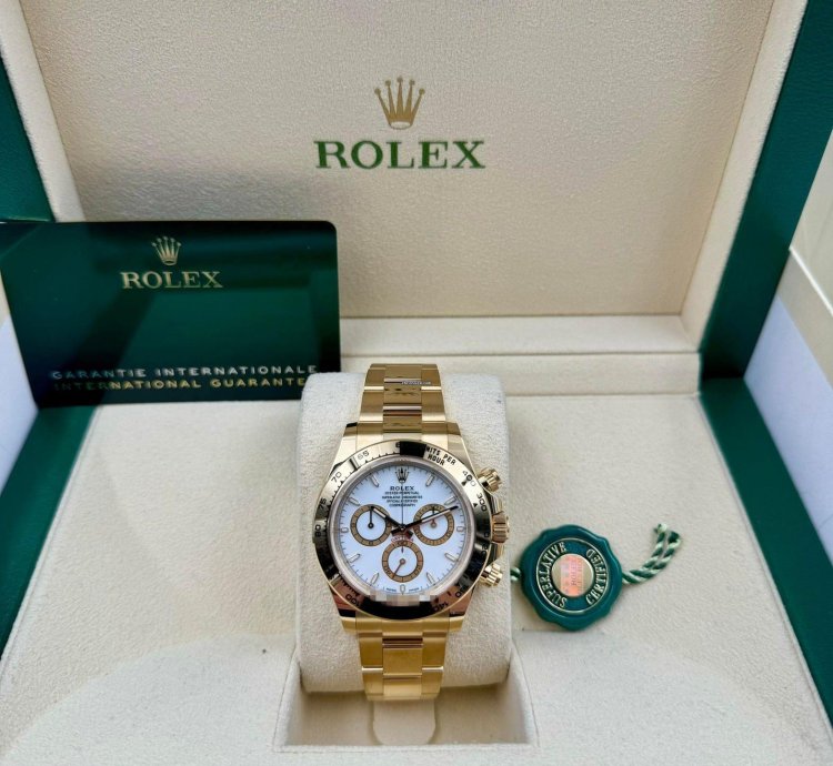 Rolex Daytona 126508 Yellow Gold White Dial Unworn 2024
