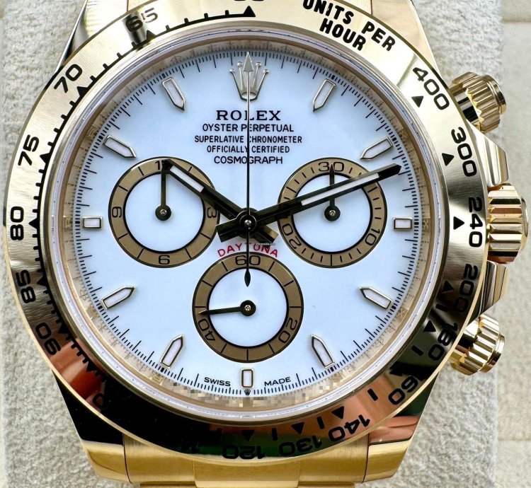Rolex Daytona 126508 Yellow Gold White Dial Unworn 2024