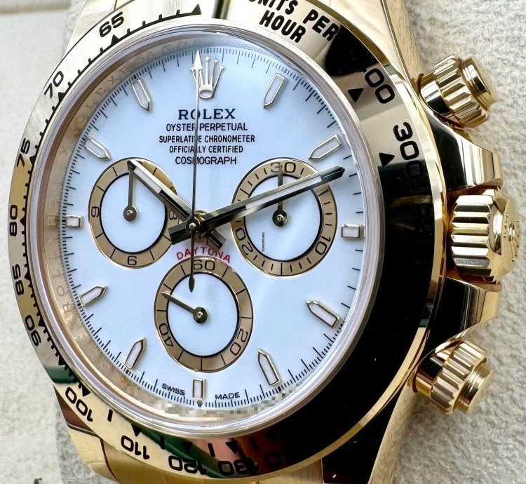 Rolex Daytona 126508 Yellow Gold White Dial Unworn 2024