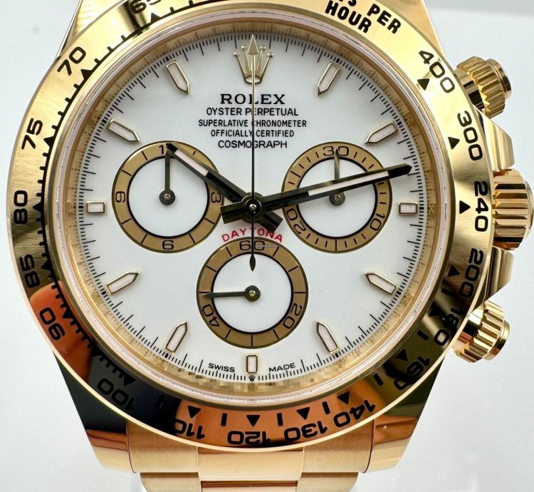 Rolex Daytona 126508 Yellow Gold White Dial Unworn 2024