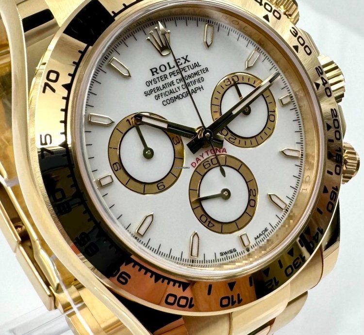 Rolex Daytona 126508 Yellow Gold White Dial Unworn 2024