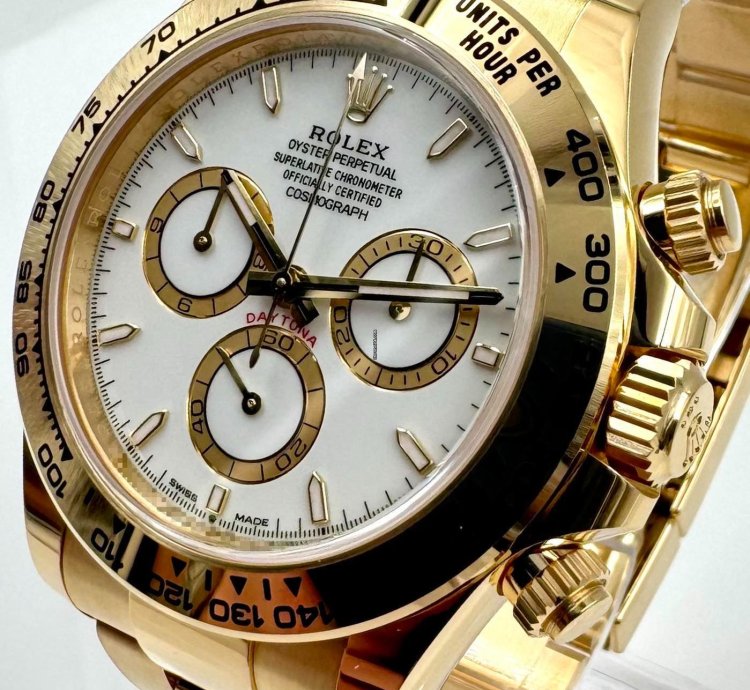 Rolex Daytona 126508 Yellow Gold White Dial Unworn 2024