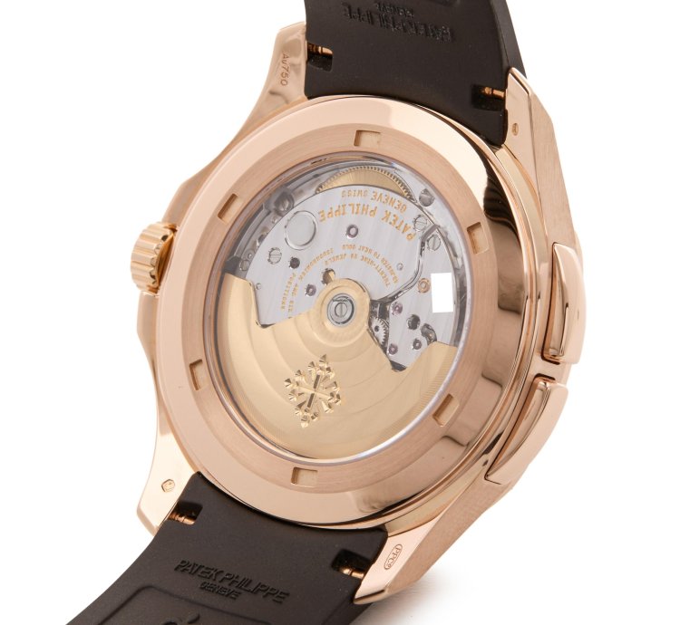 Patek Philippe Aquanaut Travel Time 18k Rose Gold 5164r-001 - Ats-w000024