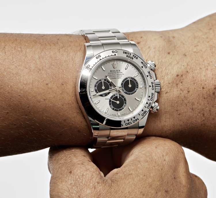 Rolex Daytona 126509 Ghost White Gold Silver Dial 2024