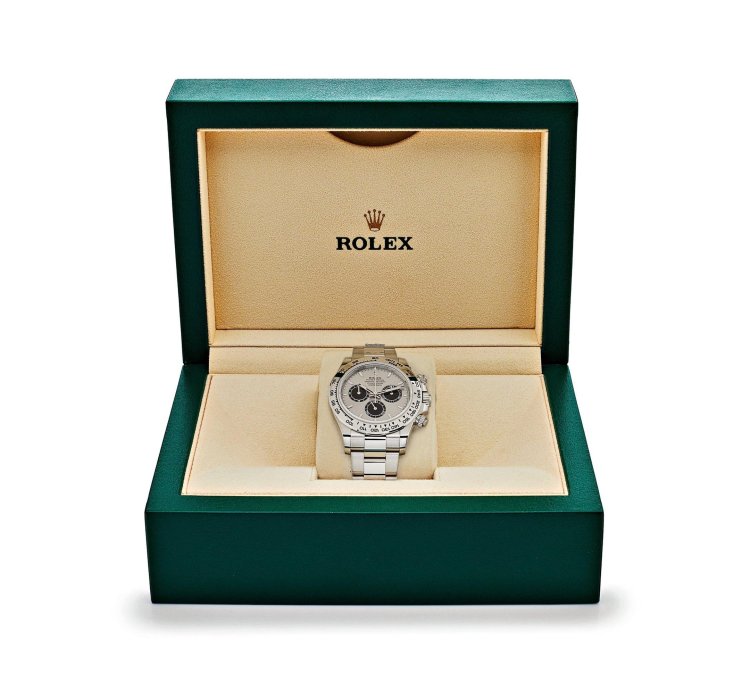 Rolex Daytona 126509 Ghost White Gold Silver Dial 2024