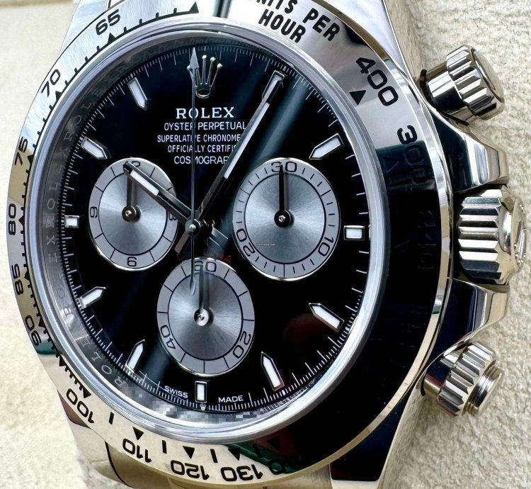 Rolex Daytona 126509 White Gold Black Dial Unworn 2023