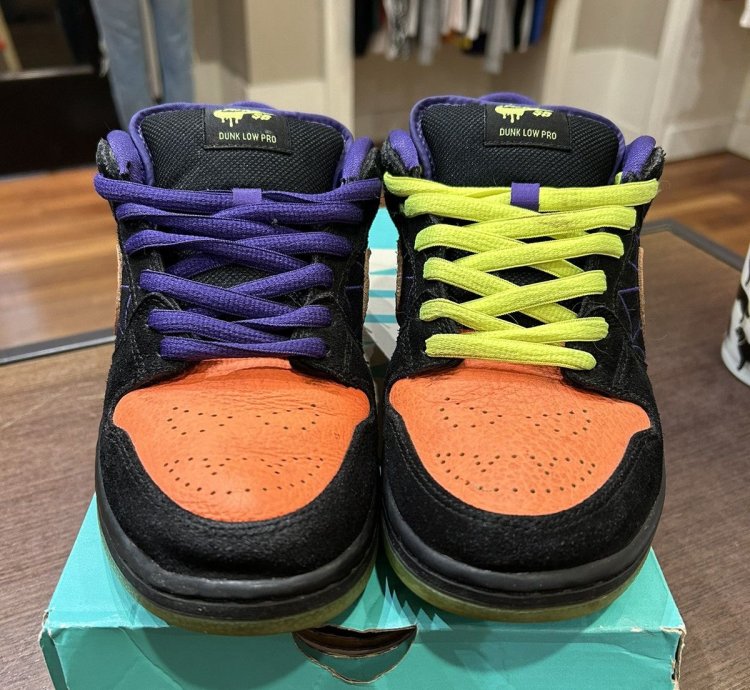 Nike Sb Dunk Low Night Of Mischief Halloween